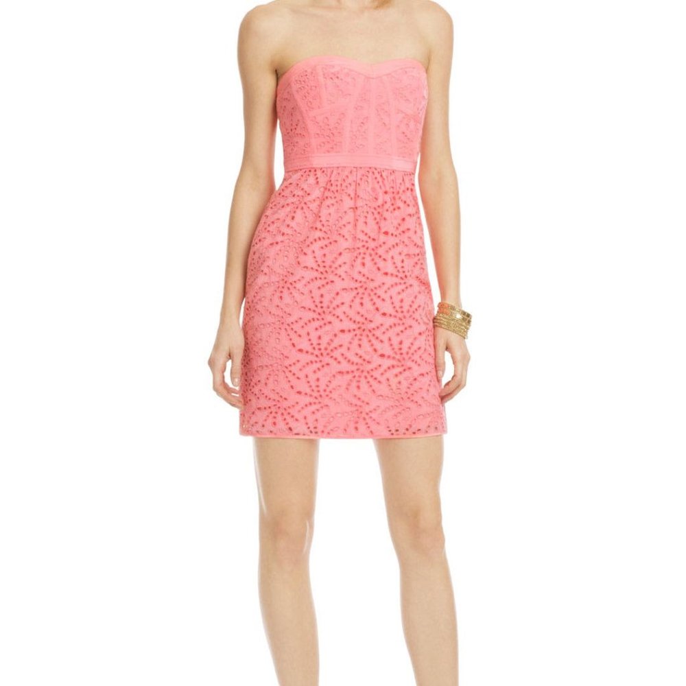 Rebecca Taylor Coral Copacabana Dress Size 2